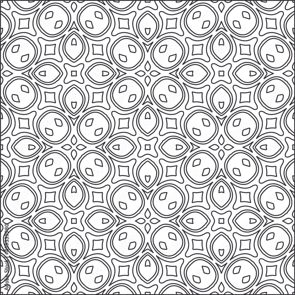 Vector pattern with symmetrical elements . Repeating geometric tiles from striped elements. black patterns. Vector pattern with symmetrical elements . Repeating geometric tiles from striped elements. black patterns.