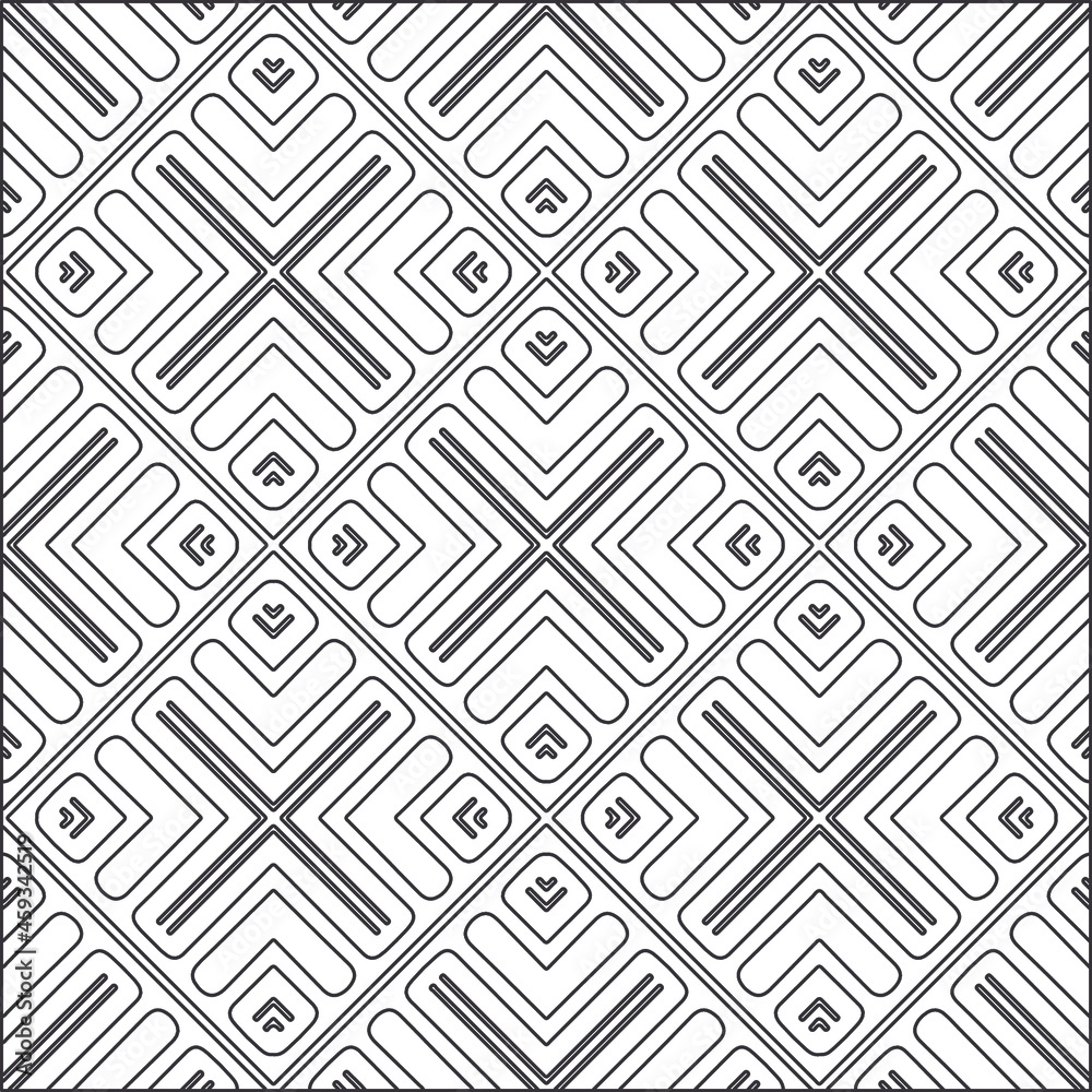 Vector pattern with symmetrical elements . Repeating geometric tiles from striped elements. black patterns. Vector pattern with symmetrical elements . Repeating geometric tiles from striped elements. black patterns.