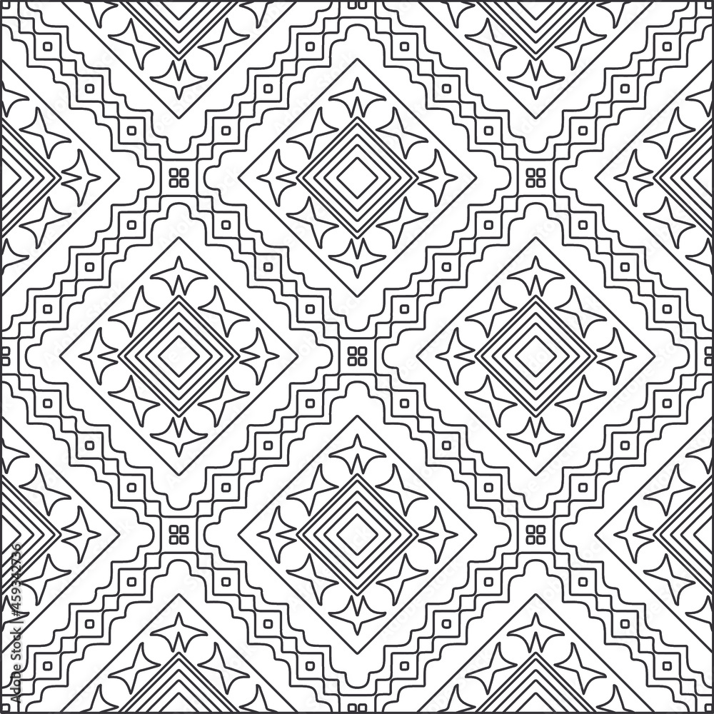 Vector pattern with symmetrical elements . Repeating geometric tiles from striped elements. black patterns. Vector pattern with symmetrical elements . Repeating geometric tiles from striped elements. black patterns.
