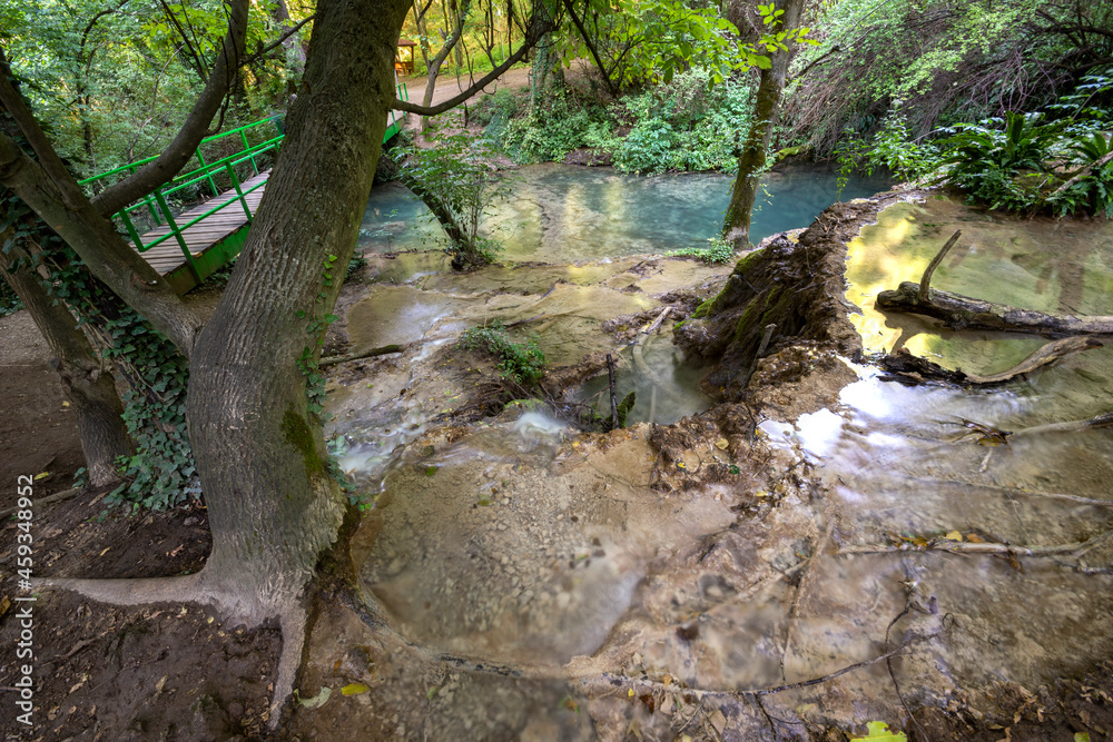 Amazing view of Krushuna Waterfalls, Bulgaria Amazing view of Krushuna Waterfalls, Bulgaria
