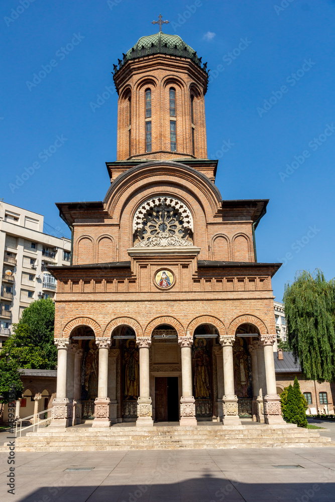 Antim monastery of All Saints in city of Bucharest, Romania