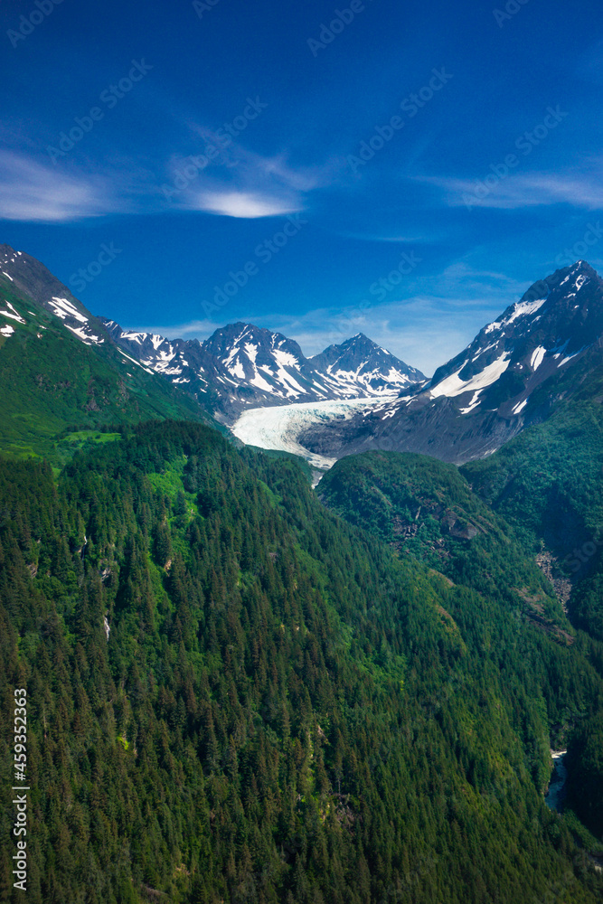 A glacier in Alaska