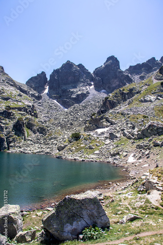 The Scary lake and Kupens peaks  Rila Mountain  Bulgaria