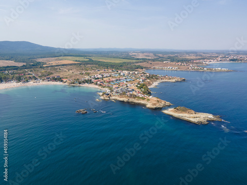 Aerial view of Arapya beach near town of Tsarevo, Bulgaria