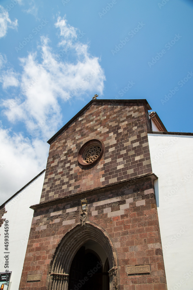Historical Church at Funchal in Madeira Island