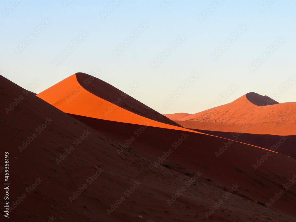 Sossusvlei Desert Dunes in the Morning Sun