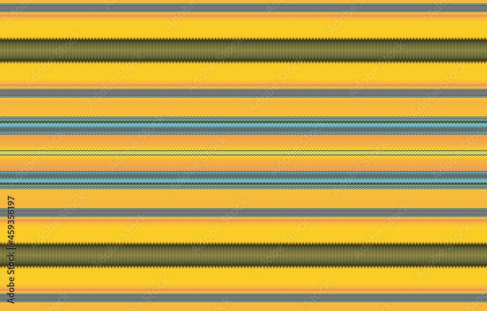 Obraz premium Abstract pattern. Texture with wavy, curves lines. Bright dynamic background with colorful wavy stripes.Geometric ethnic pattern design for background or wallpaper. 