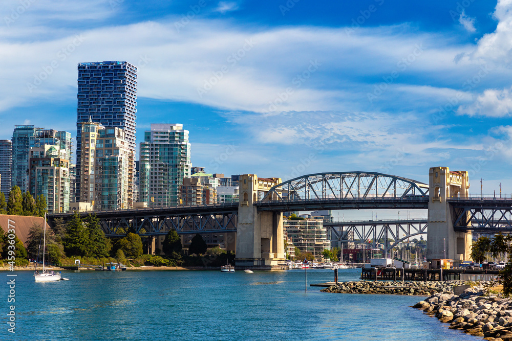 Burrard Street Bridge in Vancouver