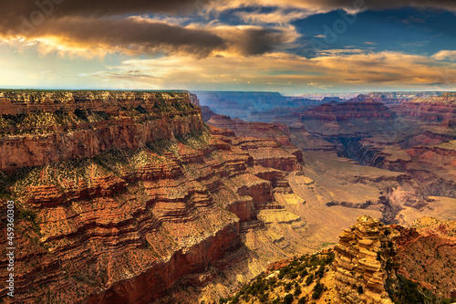 Grand Canyon National Park at sunset