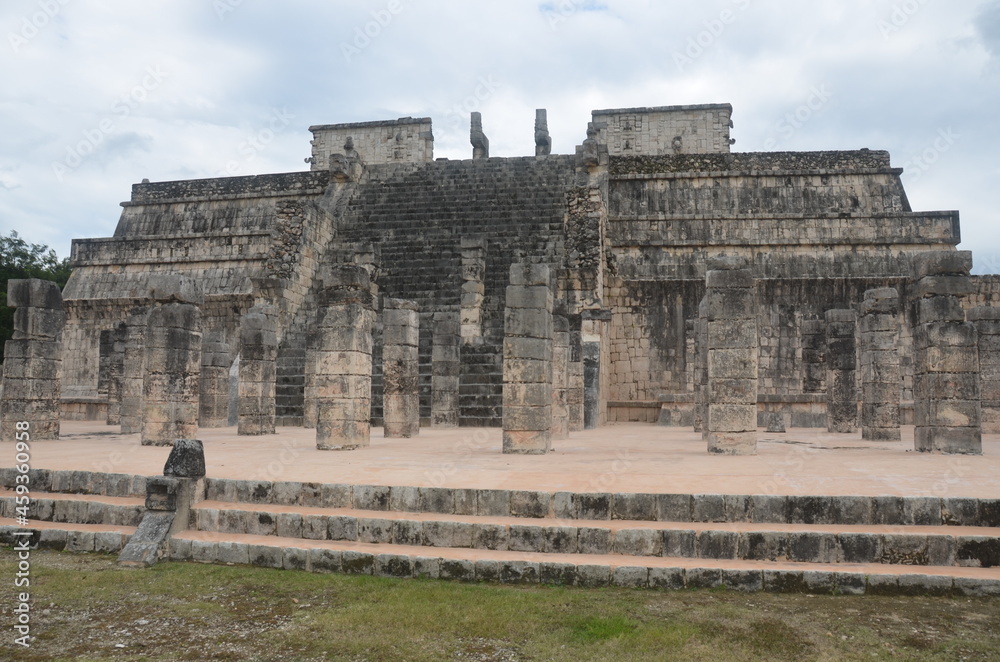 Mayan ruins in excellent condition.