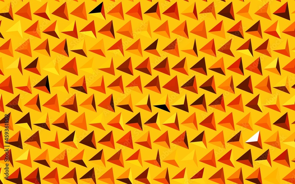 Dark Orange vector layout with lines, triangles. Dark Orange vector layout with lines, triangles.