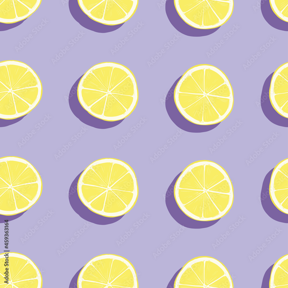 This is the patttern of fresh lemon fruit. You should use this to pajamas design or wallpaper decoration, etc.