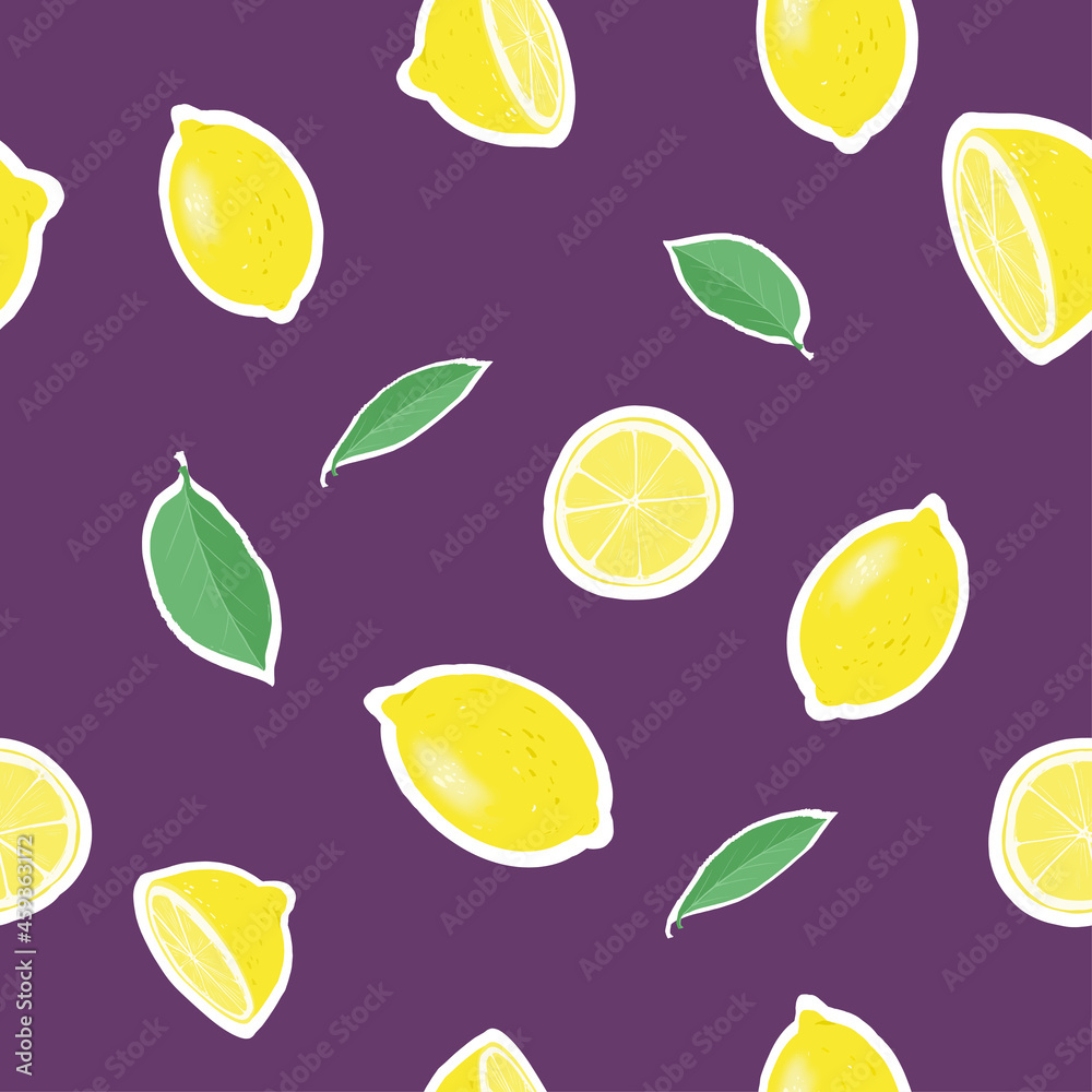 This is the patttern of fresh lemon fruit. You should use this to pajamas design or wallpaper decoration, etc. This is the patttern of fresh lemon fruit. You should use this to pajamas design or wallpaper decoration, etc.