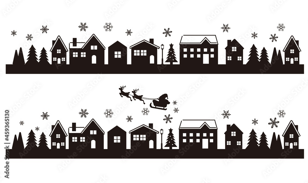 シンプルでかわいいシルエットの冬の街並みのベクターイラスト素材 ビル 家 クリスマス Vector De Stock Adobe Stock シンプルでかわいいシルエットの冬の街並みのベクターイラスト素材 ビル 家 クリスマス Vector De Stock Adobe Stock