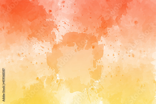 Abstract horizontal watercolor background design, colorful watercolor backgrounds for poster, banner or flyer.