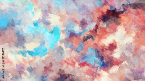 Modern Colorful Brushstroke Painting Background. Abstract Texture Background. © Stock Ninja Studio