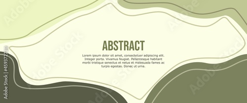 Abstract minimalist wavy liquid vector design template used for background, card, template, presentation template, quotes background template.