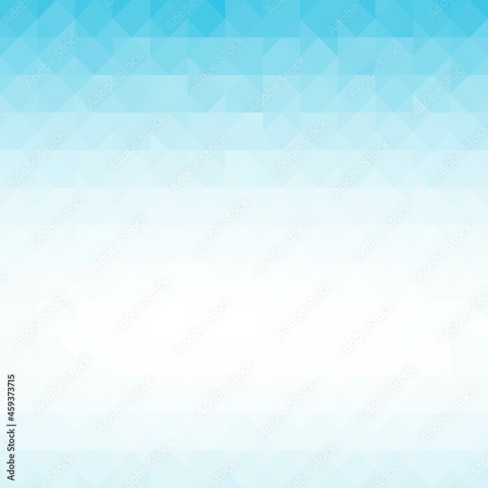 Fototapeta premium blue triangles illustration. white sky. polygonal style. eps 10