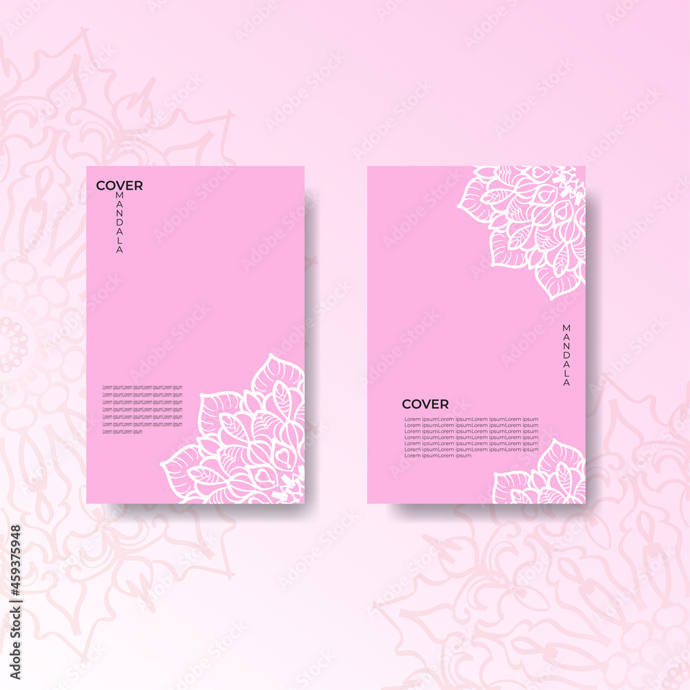 Cover Book with Mandala Cover Book with Mandala