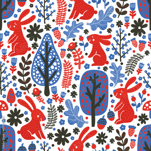 Lovely sleepy sheep. Seamless pattern can be used for wallpaper, pattern fills, web page backgrounds, surface textures.