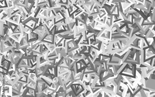 Light Gray vector background with abstract shapes.