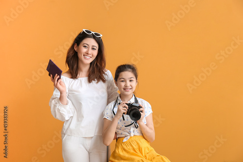Happy mother and daughter w...