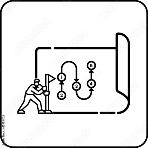 Presenting a Strategic Planning Icon