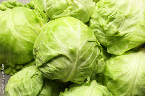 Fresh ripe cabbage as background