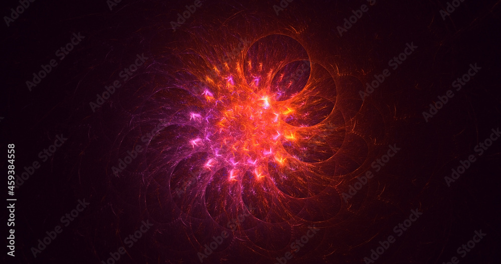 3D rendering abstract circle light background 3D rendering abstract circle light background