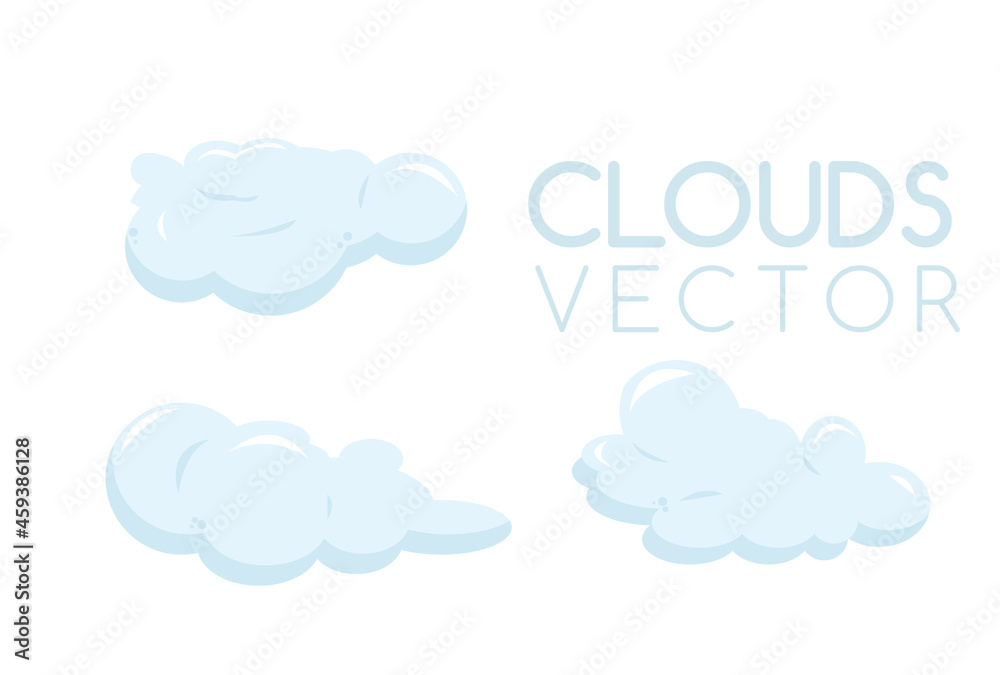Clouds vector illustration good to use for design decorative Clouds vector illustration good to use for design decorative