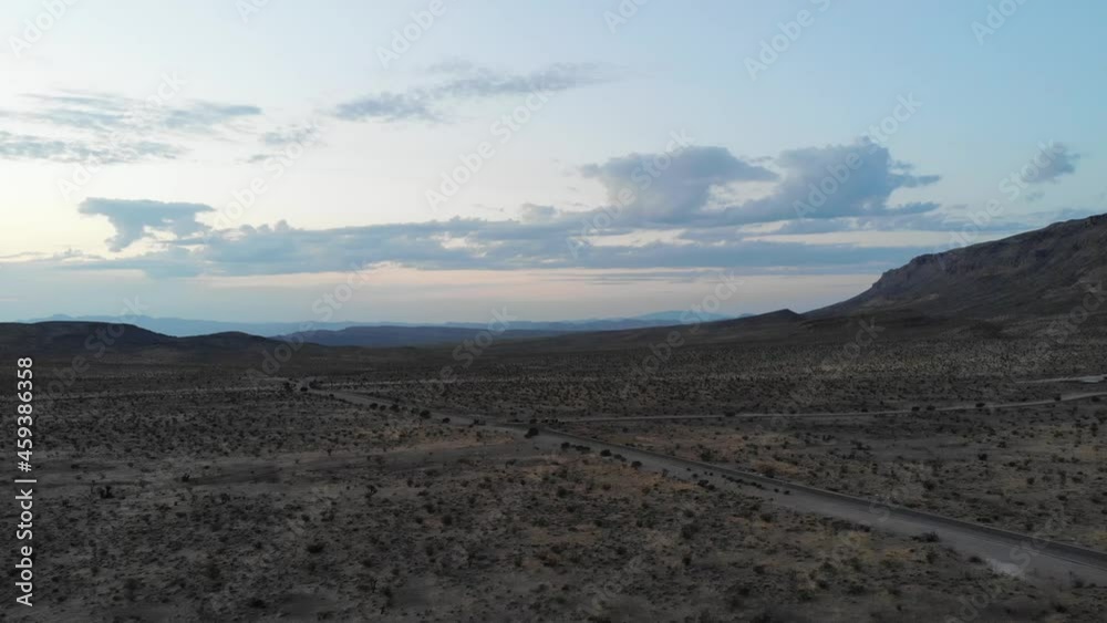 Blue hour over Nevada mountains just west of Las Vegas Blue hour over Nevada mountains just west of Las Vegas