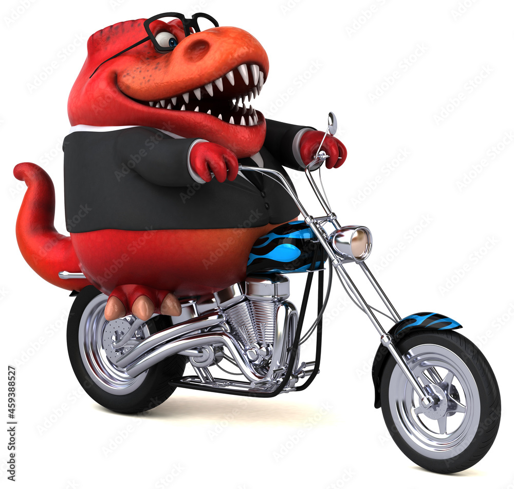 Fototapeta premium Fun trex - 3D Illustration