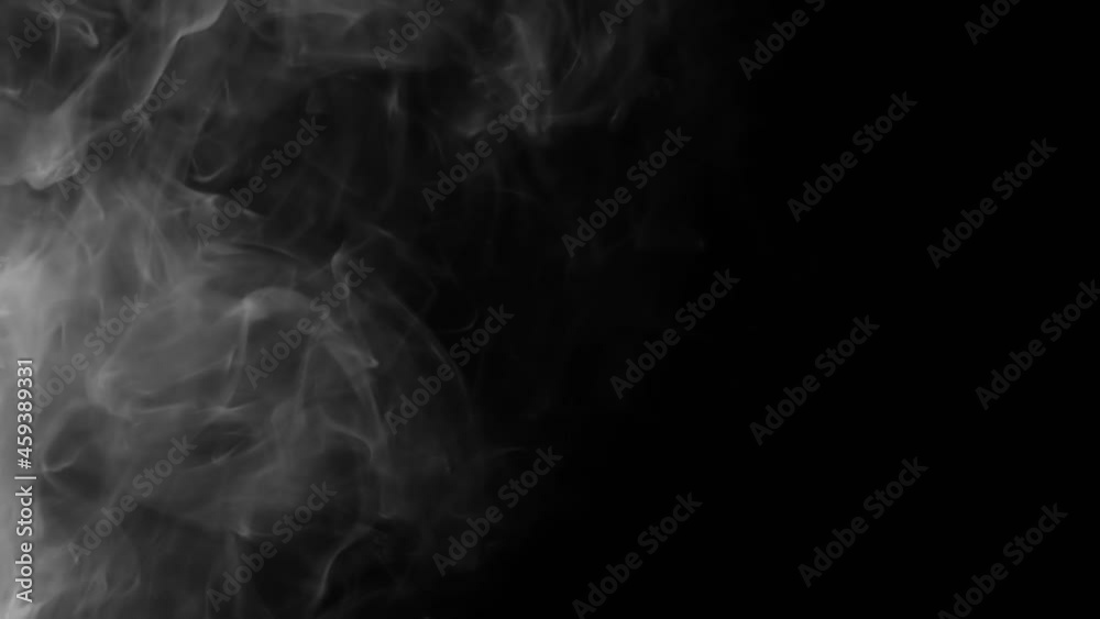 Side Smoke Fog Smog Atmosphere Overlay Loop - Motion Graphic Background Side Smoke Fog Smog Atmosphere Overlay Loop - Motion Graphic Background