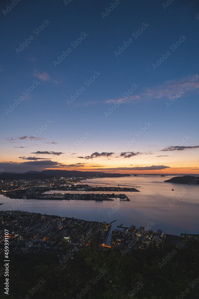 夕暮れの風景 夕暮れの風景
