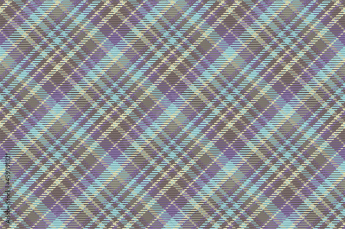 Seamless pattern of scottish tartan plaid. Repeatable background with check fabric texture. Vector backdrop striped textile print.