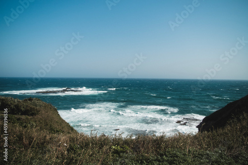 waves on the beach