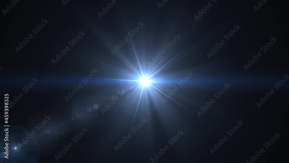 Optical lens flare effect. 4K resolution. Very high quality and realistic.on black background Optical lens flare effect. 4K resolution. Very high quality and realistic.on black background