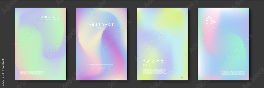 Blurred backgrounds set with modern abstract blurred color gradient patterns. Templates collection for brochures, posters, banners, flyers and cards. Vector illustration. Blurred backgrounds set with modern abstract blurred color gradient patterns. Templates collection for brochures, posters, banners, flyers and cards. Vector illustration.