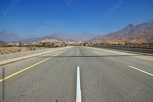 The road to Al Bahah, Saudi Arabia