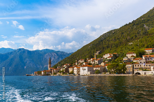 Village Perast on coast of Boka Kotor bay - Montenegro © Nikolai Sorokin