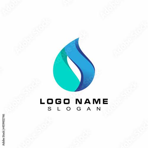 Free Download Water drop Logo Template vector illustration design - GFXLoad