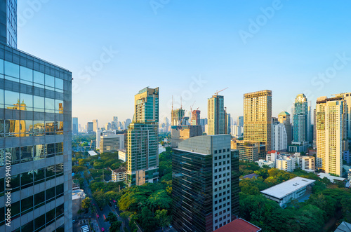 Modern city and high-rise buildings © jamesteohart