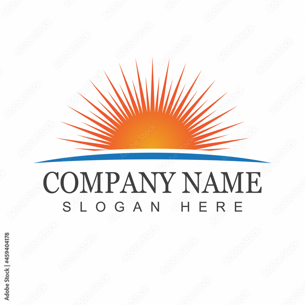 Sun Vector illustration Icon Logo Template design Sun Vector illustration Icon Logo Template design