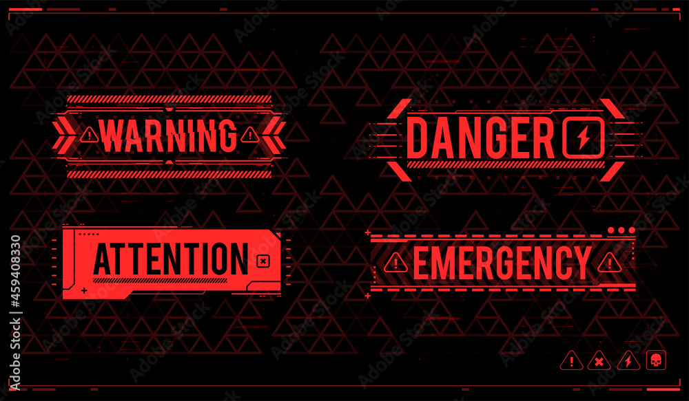 Conceptual Layout with HUD elements for print and web. Lettering with ...