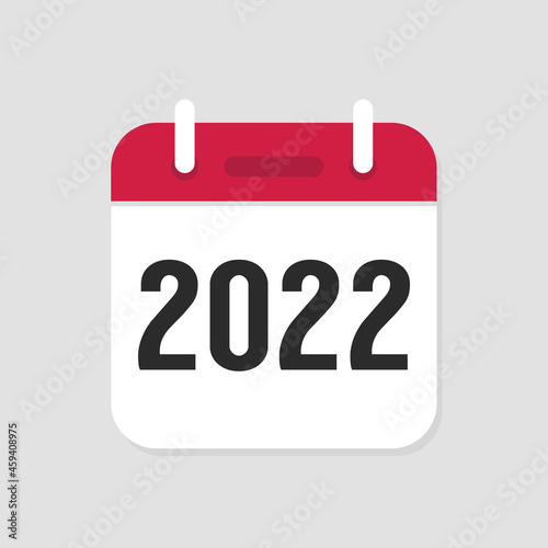 2022 Calendar icon symbol vector.