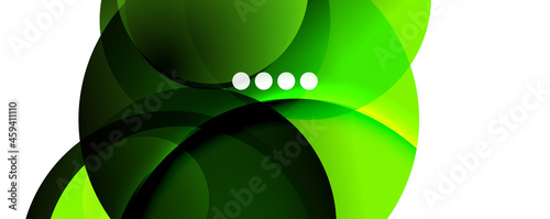 Fluid gradients, swirls and circles. Bright color lines. Vector Illustration For Wallpaper, Banner, Background, Landing Page
