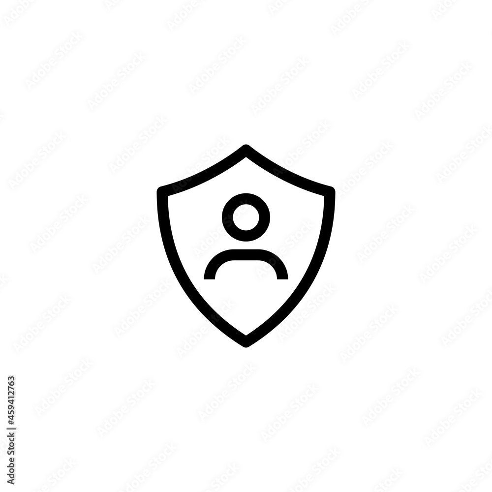Secure icon safe user account data single icon graphic design vector Secure icon safe user account data single icon graphic design vector