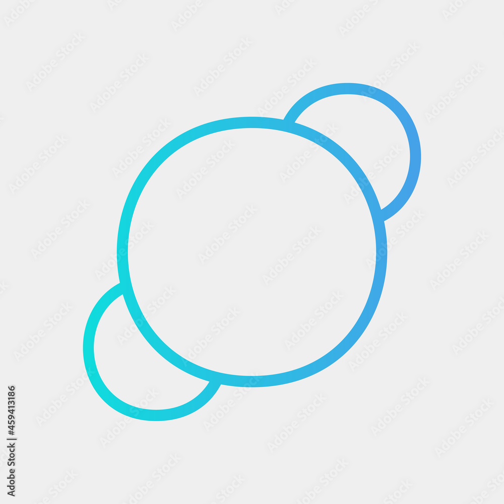 Vector illustration of diagram icon in blue style for any projects Vector illustration of diagram icon in blue style for any projects