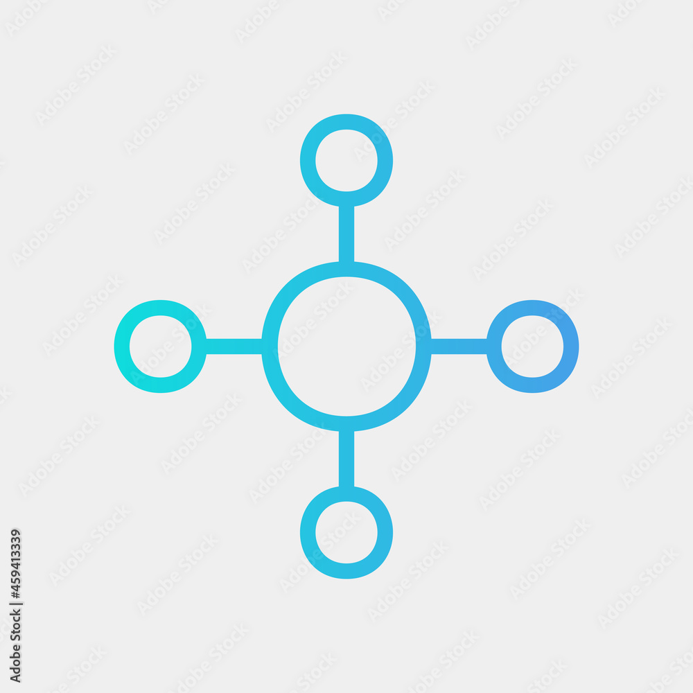 Vector illustration of diagram icon in blue style for any projects Vector illustration of diagram icon in blue style for any projects