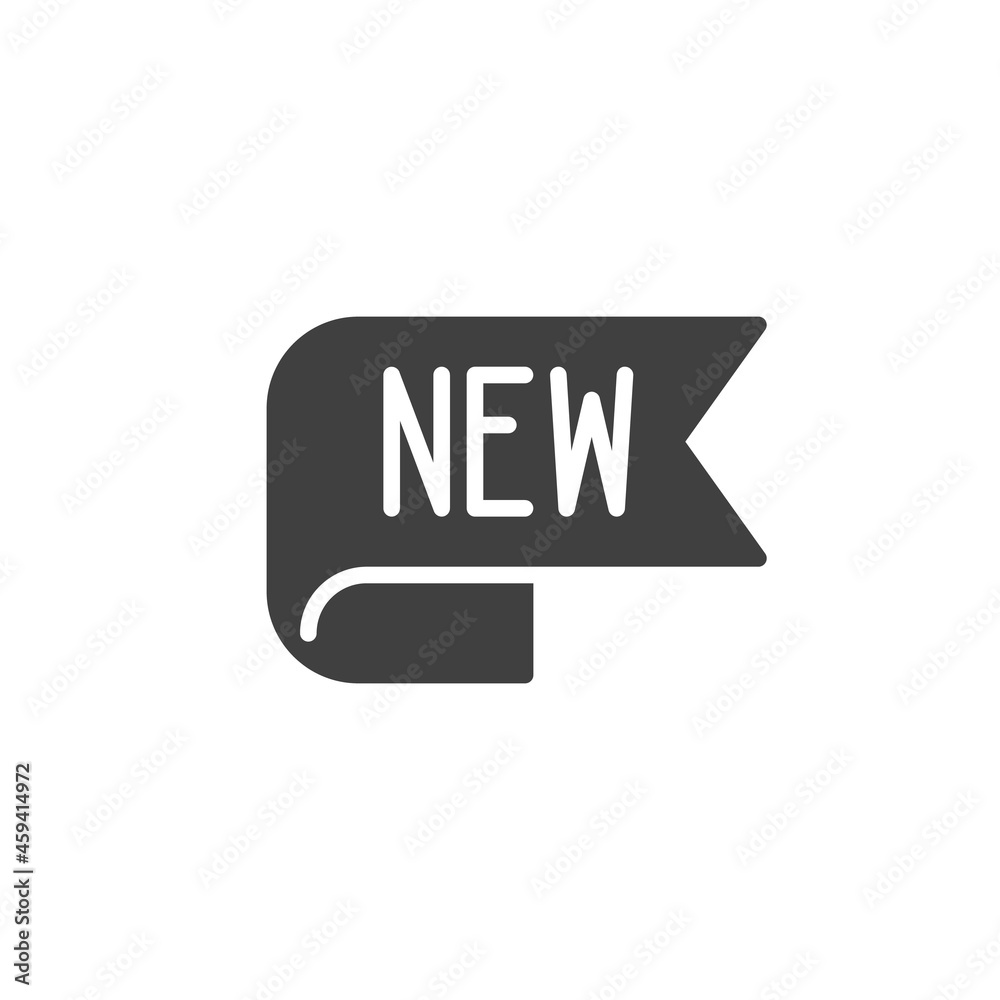 New label vector icon New label vector icon